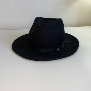 ASOS Black Wool Fedora Hat
